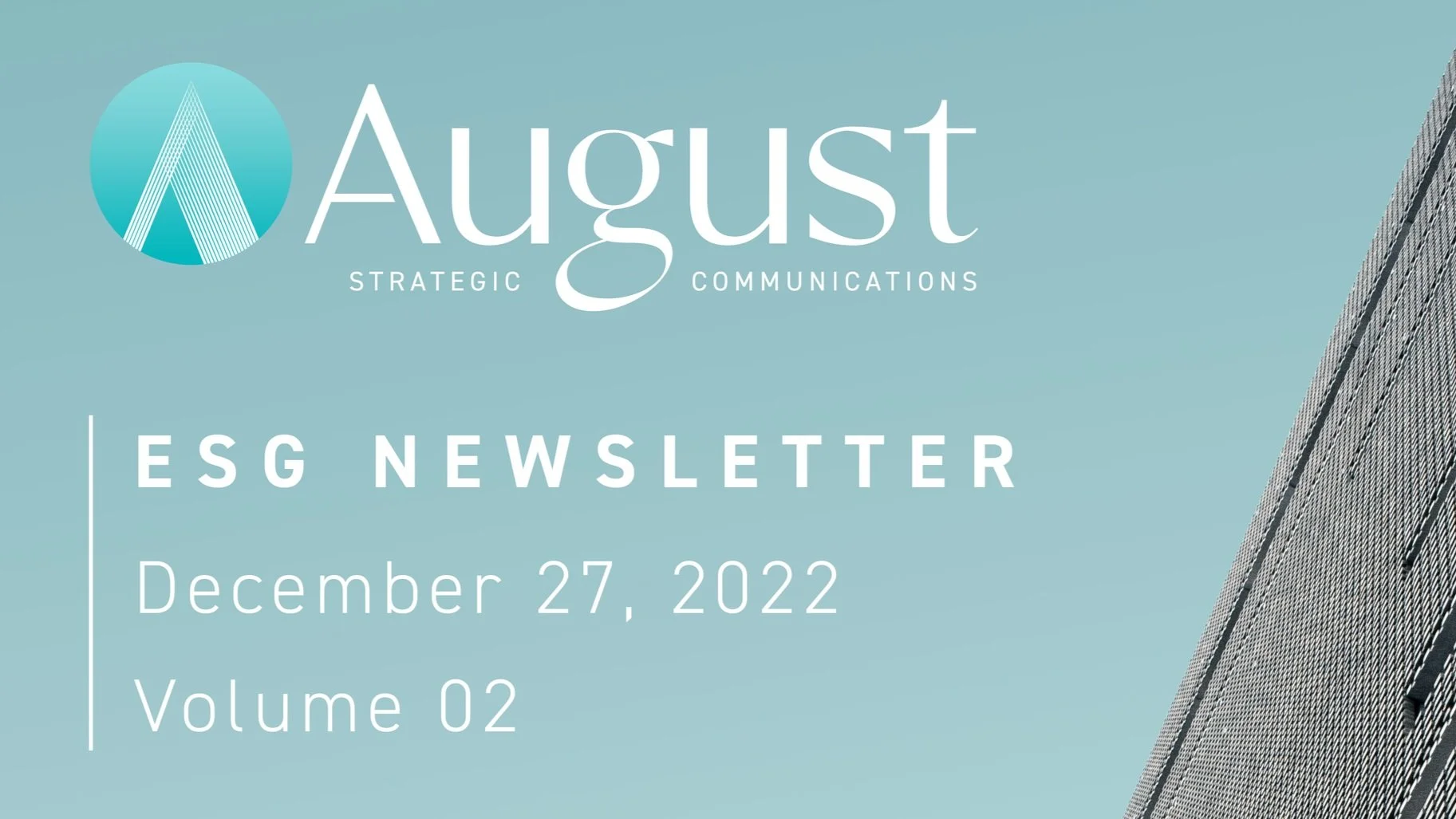 ESG Newsletter | Volume 02