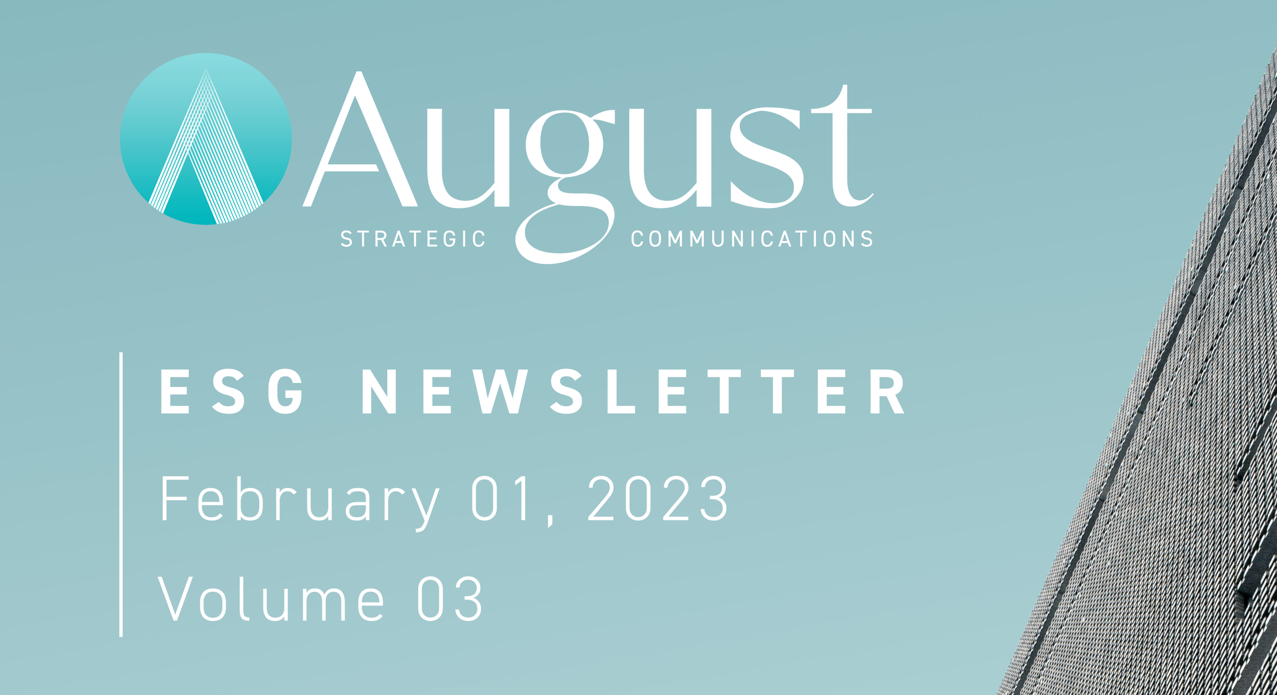 ESG Newsletter | Volume 03