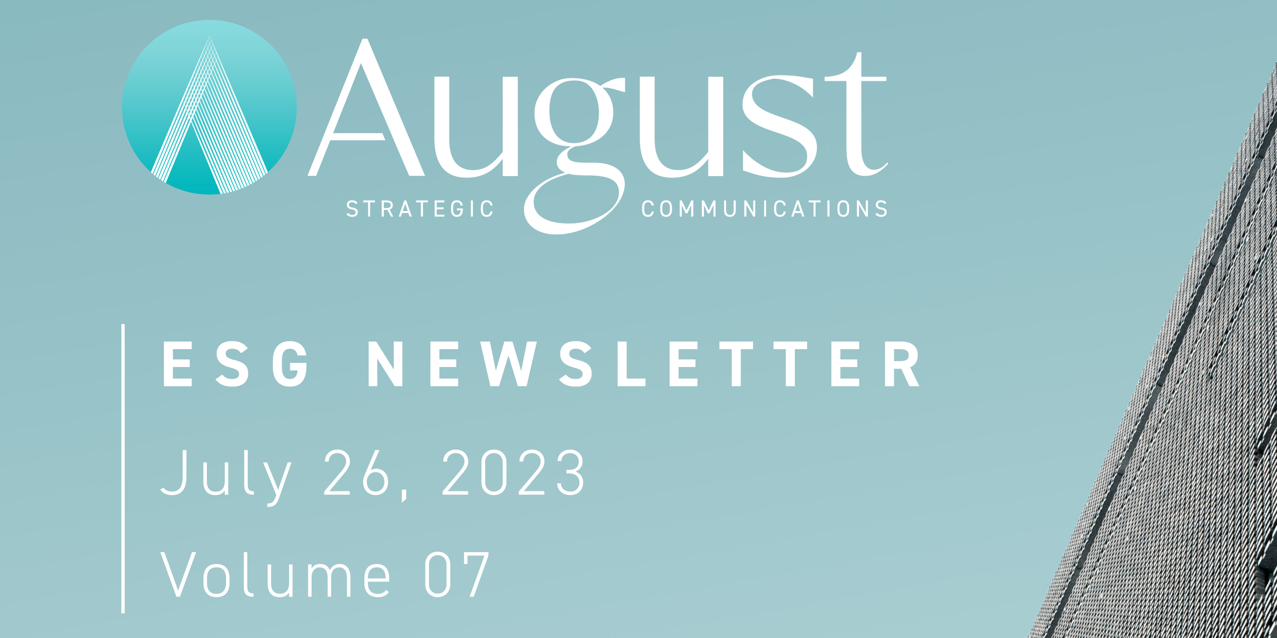 ESG Newsletter | Volume 07