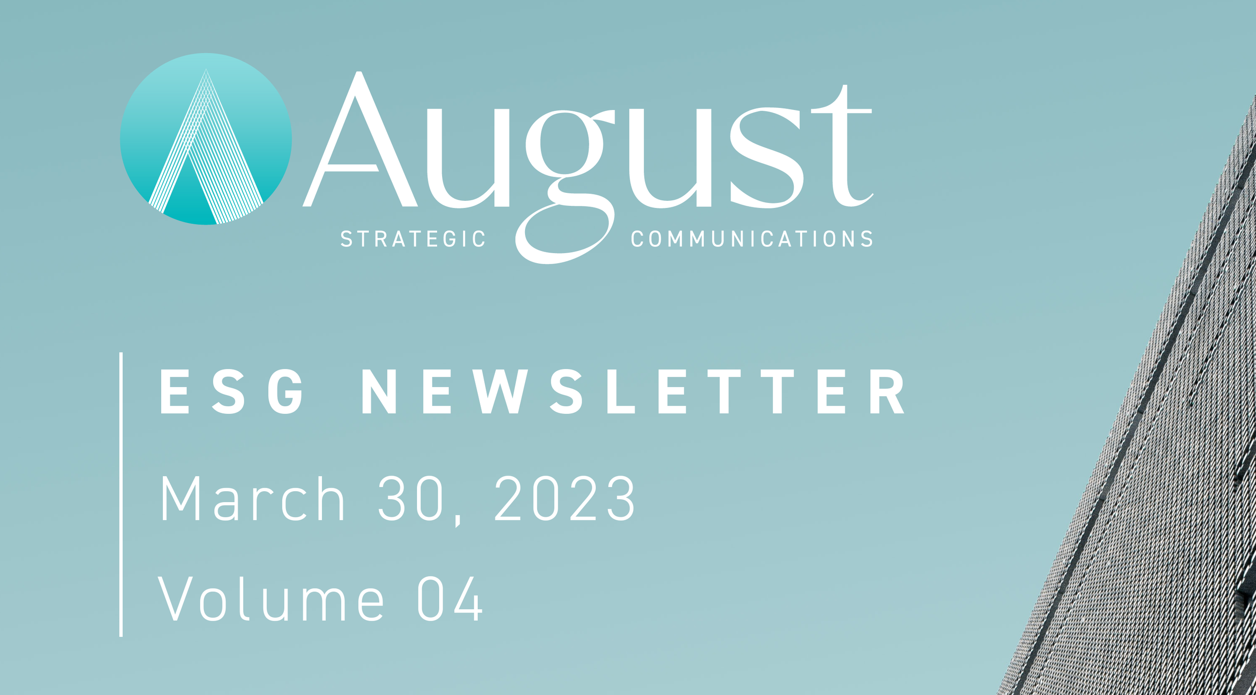 ESG Newsletter | Volume 04